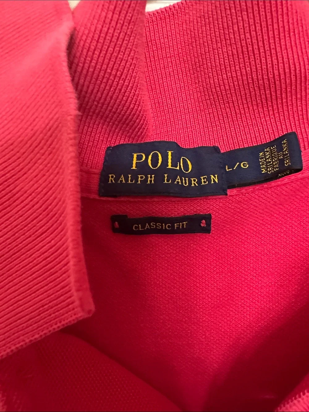 Polo by Ralph Lauren Bright Pink Short Sleeve Polo with Signature Pony
